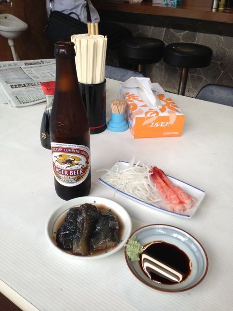 魚源食堂 甘エビと茄子の煮びたし