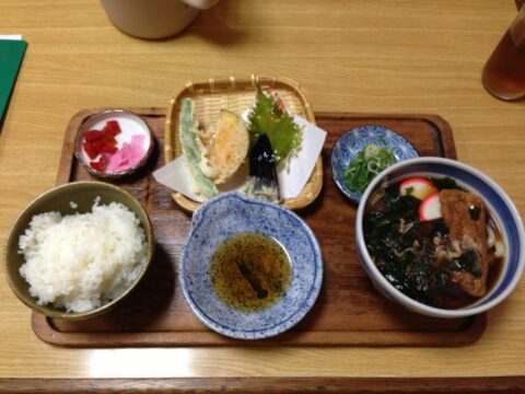甑暉庵定食 てんぷら