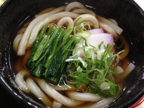 うどん ホウレンソウ
