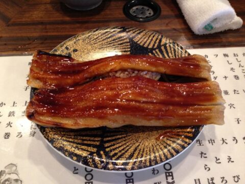 すし市場正の焼きアナゴ