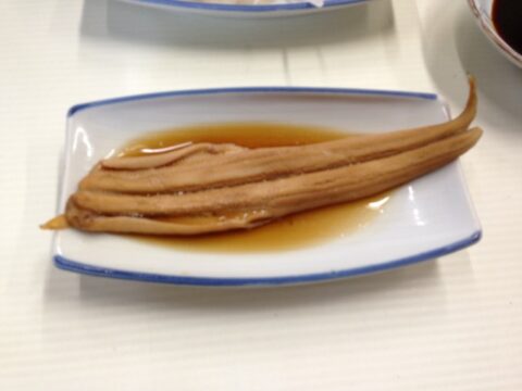 食堂魚源の〆サバ