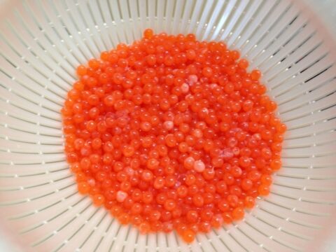 醤油漬けのいくら