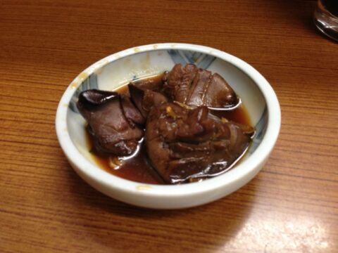 カツオとイカの刺身