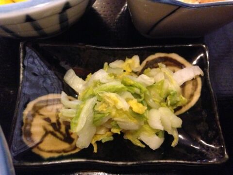 きしめん定食の小鉢
