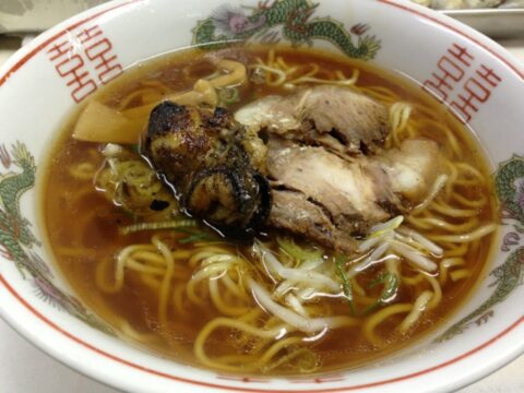 牡蠣ラーメンの牡蠣