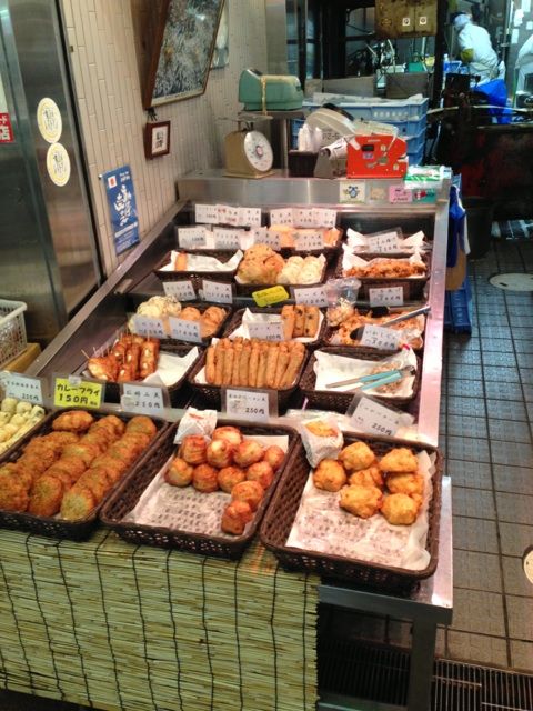 錦市場の西京漬け売り場