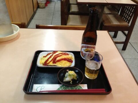 ビールとお惣菜