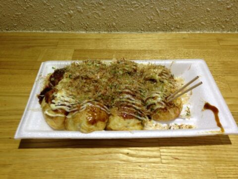 甲賀流本店のソースマヨたこ焼き