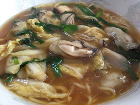 牡蠣ラーメン