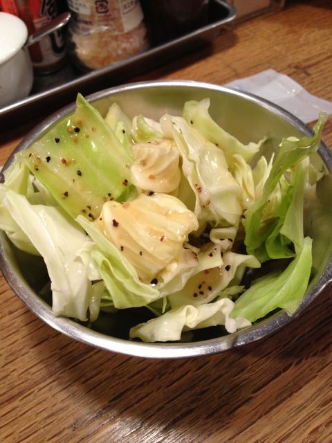 仕事の入ったキャベツ