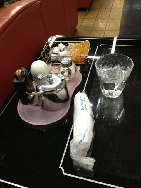 喫茶一陽の卓上調味料とマーマレード