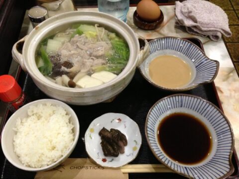 喫茶グリーンの豚しゃぶ鍋