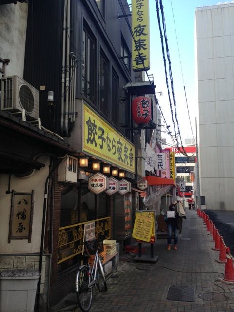 夜来香の店頭