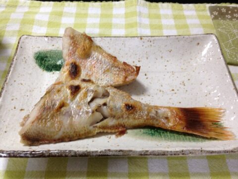 アカムツの塩焼き