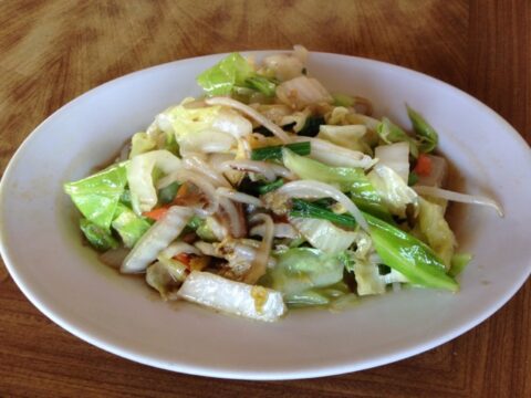 いしい食堂の野菜炒め