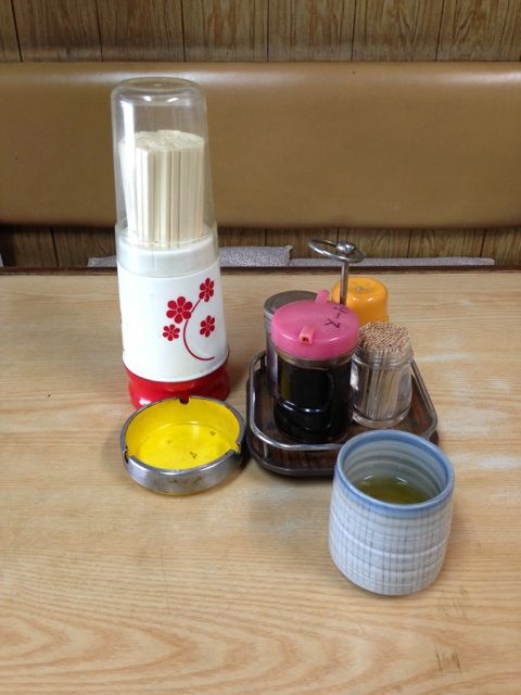 浅田屋の卓上