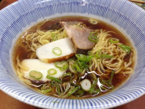 昔なつかしの中華そば