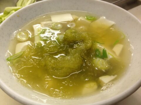 食堂かつやの湯豆腐