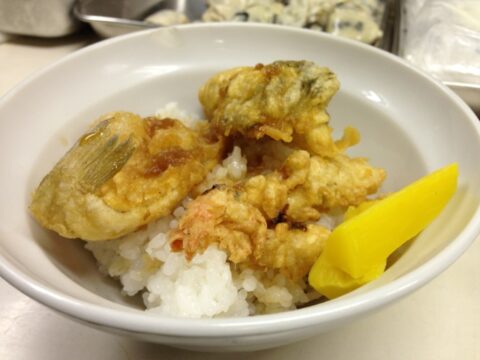 天丼の牡蠣天