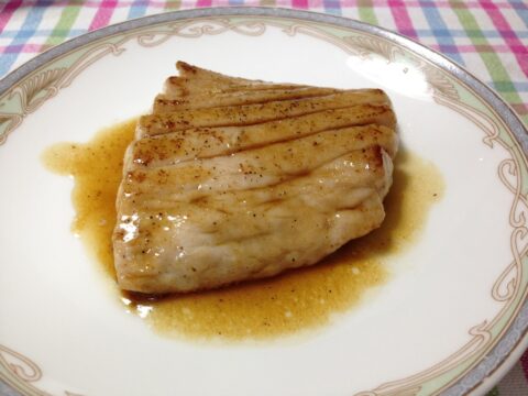 マカジキのバター焼き