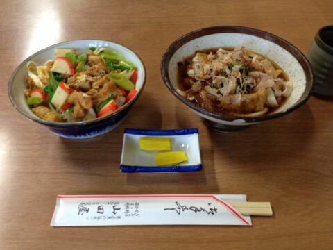 志乃田丼ときしめん小盛