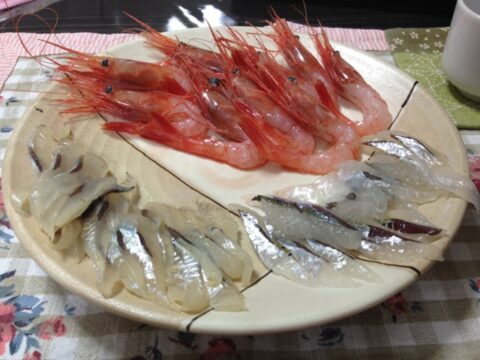 甘エビの刺身