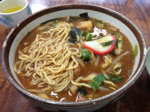 浅田屋のみそ中華の麺