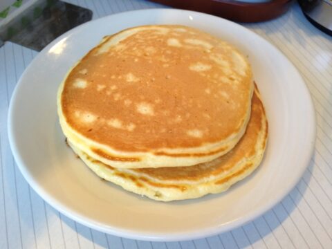 ほくぶ停の焼き立てパンケーキ