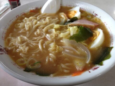 喫茶ナンテンのみそラーメン