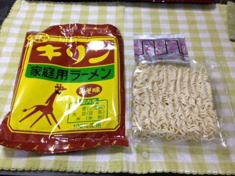 キリンラーメンみそ味の袋