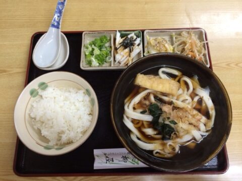 きしめん定食の小鉢