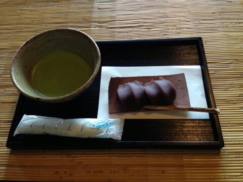 赤福と抹茶