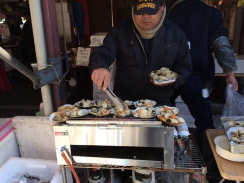 ホタテの海鮮焼き