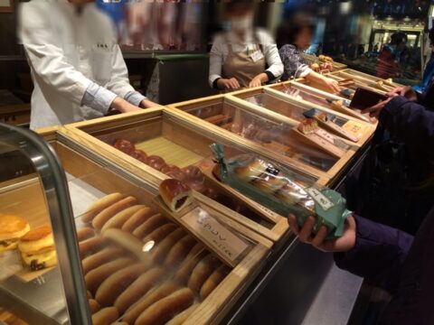 銀座木村家のあんぱん売り場