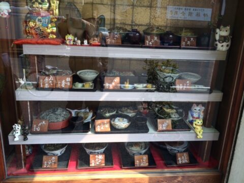 柳屋の食品サンプル