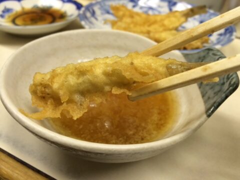 稚鮎の天ぷら