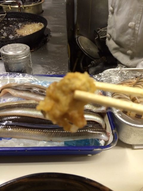 天丼のあさり天
