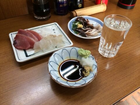 魚源の刺身盛り