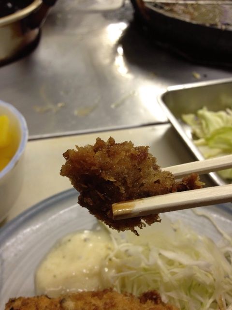 キスとアサリとアカシャエビの天丼