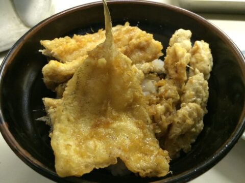 天丼のあさり天