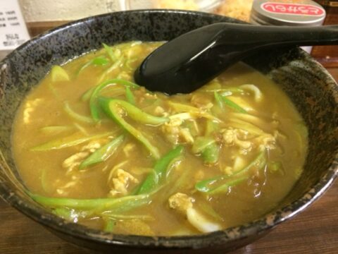 さらしなのカレーきしめん