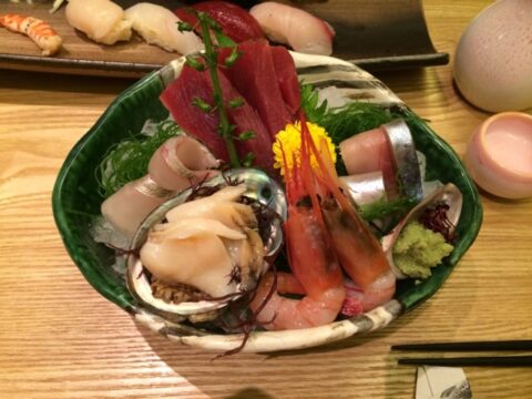 柳橋きたろうの刺し盛り