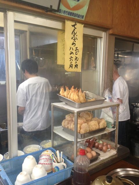 佳津屋の天ぷらと卵
