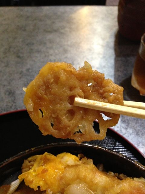 岩野屋の天南丼の人参天