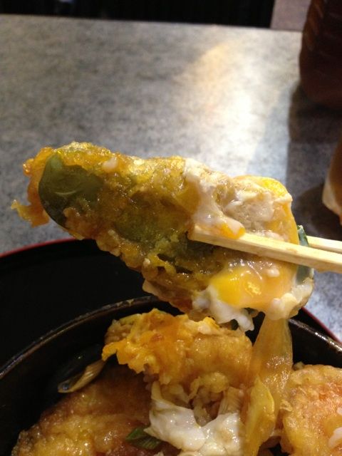 岩野屋の天南丼の卵とじ