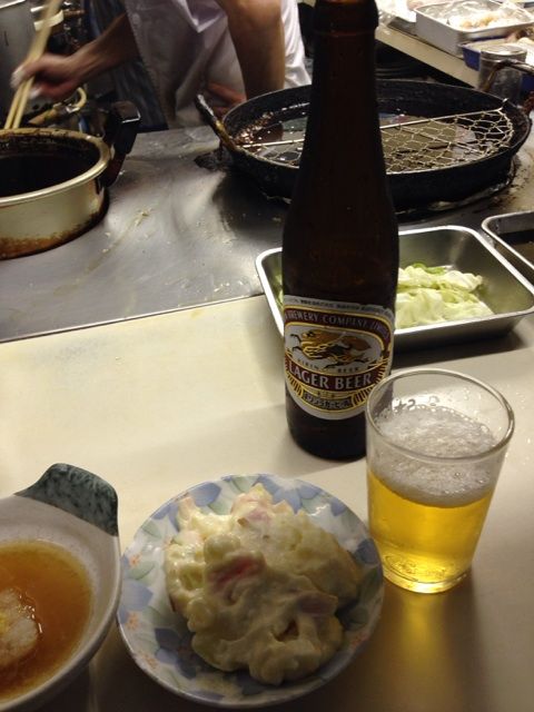 柳橋中央市場の朝の料理