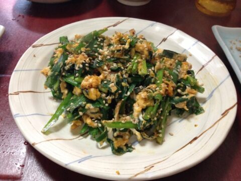 菊井かつ一宮店のニラ玉