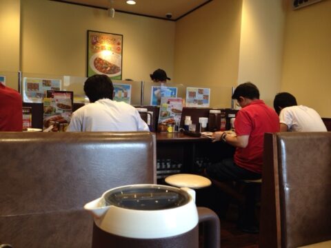 CoCo壱番屋西枇杷島店の店内