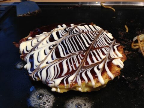 千房のミックスお好み焼き
