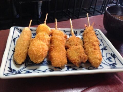 菊井かつ一宮店のミックスフライ定食